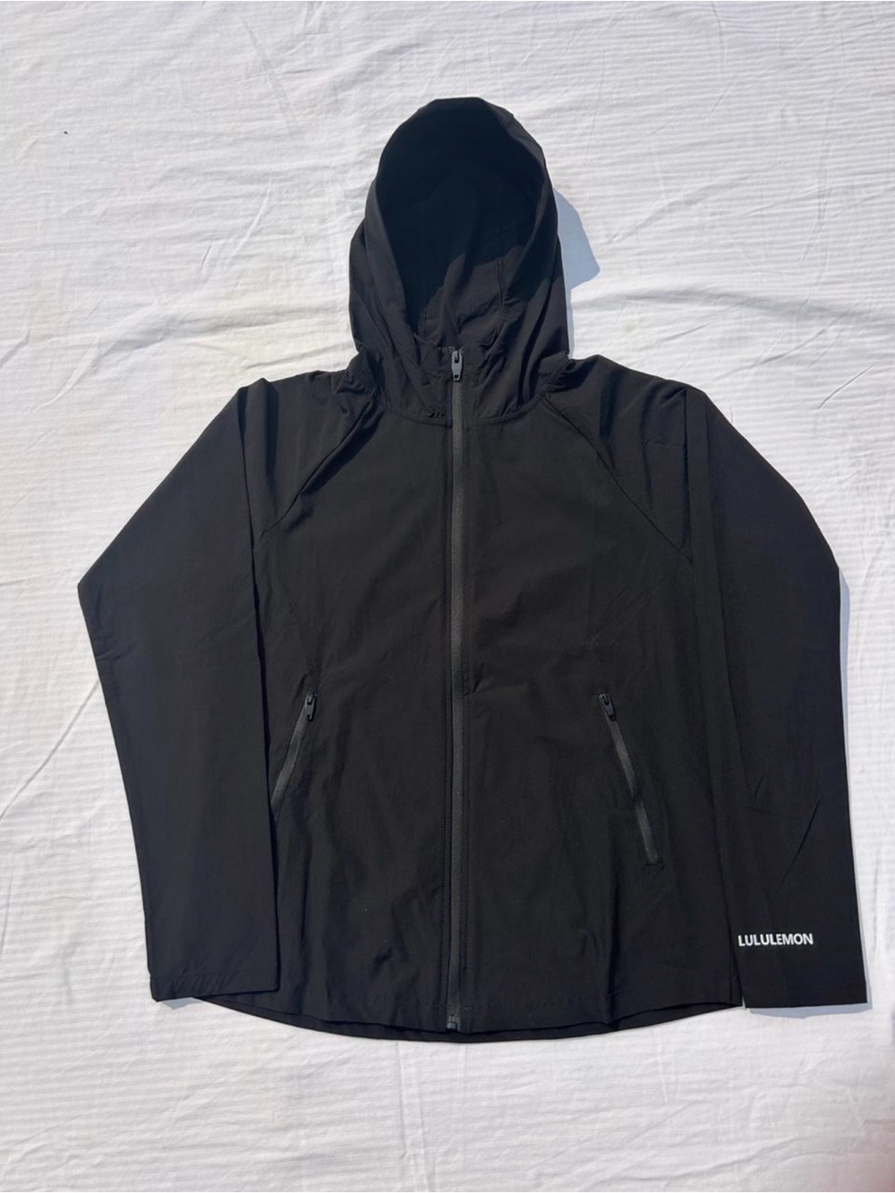lululemon athletica Black Lightweight Hooded Jacket